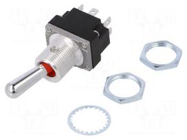 Switch: toggle | Pos: 2 | DPDT | ON-ON | 0.1A/28VAC | Leads: screw | IP67