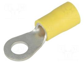 Ring terminal | M5 | Ø: 5.3mm | 2.5÷6mm2 | crimped | for cable | tinned
