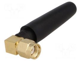 Antenna | WiFi | 2dBi | vertical | Mounting: twist-on,angular | 50Ω