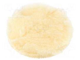 Wipe: polisher | Ø: 125mm | Mat: lambswool | Mounting: bur