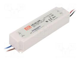 Power supply: switched-mode | LED | 58.8W | 9÷42VDC | 1400mA | IP67