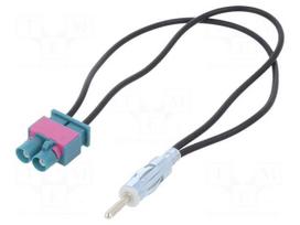 Antenna adapter | DIN plug,Fakra plug x2