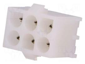 Socket | wire-board | male | Universal MATE-N-LOK | 6.35mm | PIN: 6