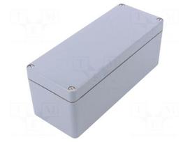 Enclosure: multipurpose | X: 75mm | Y: 190mm | Z: 75mm | polyester | grey