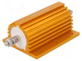 Resistor: wire-wound | with heatsink | screw | 25Ω | 250W | ±1%