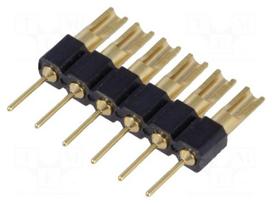 Adapter | pin strips | PIN: 6 | straight | 2.54mm | THT,soldering | 1x6