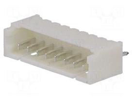 Socket | wire-board | male | 1.25mm | PIN: 8 | THT | 125V | 1A | tinned