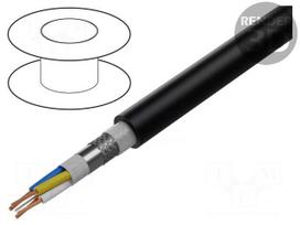 Wire | ETHERLINE® ROBUST | 5 | stranded | Cu | 2x2x22AWG | TPE | black