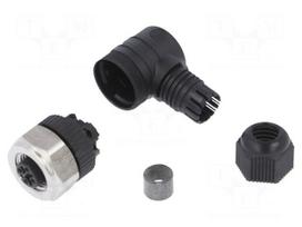 Plug | M12 | PIN: 4 | female | A code-DeviceNet / CANopen | for cable