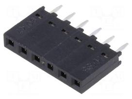 C-Grid PCB Conn SR Vt Au-E 6Ckt