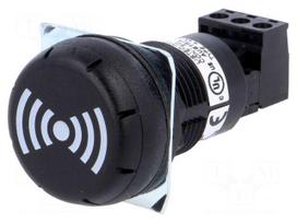 Signaller: sound | buzzer | 24VDC | 24VAC | Series: ESV | IP65