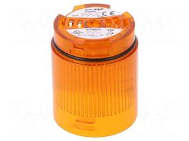 Signaller: lighting | LED | orange | Usup: 24VDC | IP65 | Ø50x69mm
