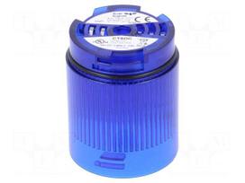 Signaller: lighting | LED | blue | Usup: 24VDC | IP65 | Ø50x69mm