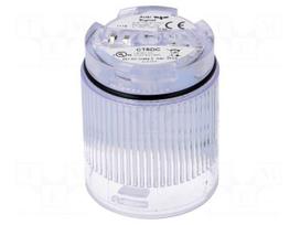 Signaller: lighting | LED | transparent | Usup: 24VDC | IP65 | Ø50x69mm