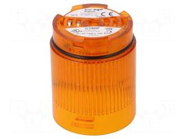 Signaller: lighting | LED | orange | Usup: 24VDC | IP65 | Ø50x69mm