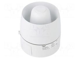 Signaller: sound | white | Usup: 24VDC | Sound level: 106dB | IP65