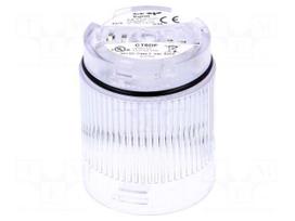 Signaller: lighting | LED | transparent | Usup: 24VDC | IP65 | Ø50x69mm