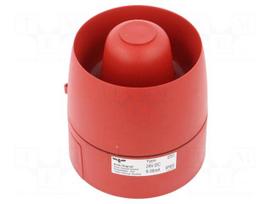 Signaller: sound | red | Usup: 24VDC | Sound level: 106dB | IP65