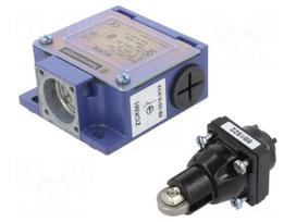 Limit switch | metal roller Ø12mm | NO + NC | 10A | max.250VAC | PG11