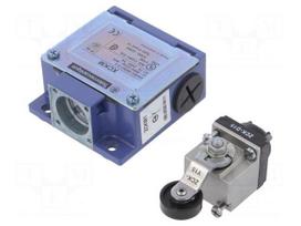 Limit switch | lever R 34,5mm, plastic roller Ø19mm | NO + NC