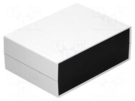 Enclosure: with panel | X: 245mm | Y: 175mm | Z: 90mm | ABS | light grey