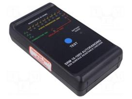 Meter: ESD surface resistivity tester | R range: 10^4÷10^12Ω