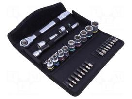 Key set | socket spanner | Pcs: 29 | Mounting: 3/8" | Series: Zyklop