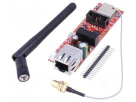 Dev.kit: WiFi | Ethernet,USB | ESP32-WROOM-32,Si3402-B | 100x28mm
