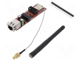 Dev.kit: WiFi | Ethernet,USB | ESP32-WROOM-32,Si3402-B | 100x28mm