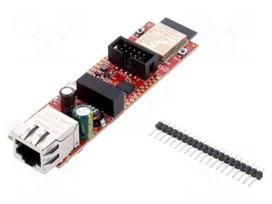 Dev.kit: WiFi | Ethernet,USB | ESP32-WROOM-32,Si3402-B | 100x28mm