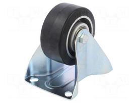 Transport wheel | Ø: 80mm | W: 38mm | H: 105mm | rigid | 150kg | -30÷70°C