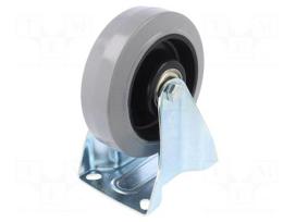 Transport wheel | Ø: 160mm | W: 50mm | H: 195mm | rigid | 350kg | -20÷60°C