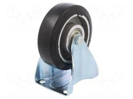 Transport wheel | Ø: 125mm | W: 40mm | H: 156mm | rigid | 150kg | -30÷70°C