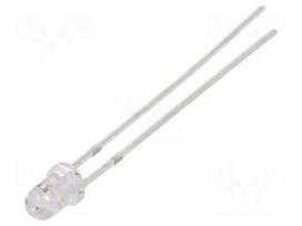 LED | 3mm | red/blue | 30° | 3÷4.5V | 20mA | Variant: bicolour | 1.8Hz