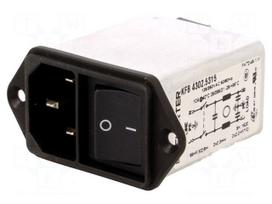 Connector: AC supply | socket | male | 10A | 250VAC | IEC 60320 | max.8mm