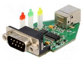 Module: USB | RS232,USB | D-Sub 9pin,USB B | -40÷85°C | 1Mbps
