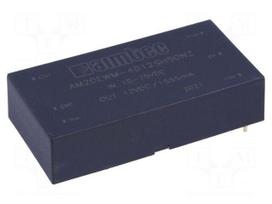 Converter: DC/DC | 20W | Uin: 18÷75V | 12VDC | Iout: 1666mA | 2"x1" | 27g