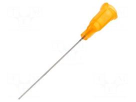 Needle: steel | 1.5" | Size: 23 | straight | 0.33mm | Mounting: Luer Lock