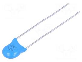 Capacitor: ceramic | 100pF | 2kV | YL | ±10% | THT