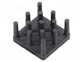Heatsink: extruded | grilled | BGA | L: 16.5mm | W: 16.5mm | H: 10.2mm