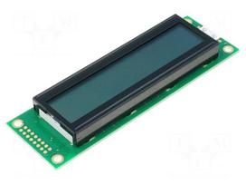 Display: LCD | alphanumeric | STN Positive | 20x2 | gray | LED | PIN: 16