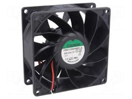 Fan: DC | axial | 12VDC | 92x92x38mm | 204.21m3/h | 57.6dBA | Len: 300mm