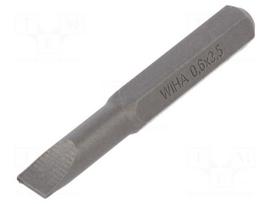 Screwdriver bit | slot | 3,5x0,6mm | Overall len: 28mm | Series: MICRO
