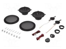 Car loudspeakers set | two-way,tweeter,woofer | 130mm | 100W | 4Ω