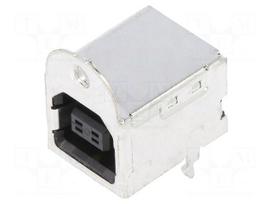 Socket | USB A | on PCBs | THT | PIN: 4 | USB 2.0 | gold-plated