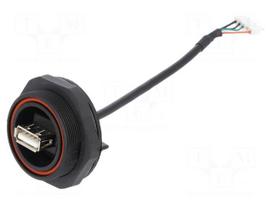 Connector: USB A | socket | PIN: 4 | threaded joint | USB Buccaneer