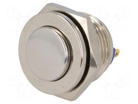 Switch: vandal resistant | Pos: 2 | SPST-NO | 2A/36VDC | IP65 | OFF-(ON)