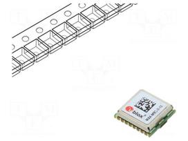 Module: GPS GLONASS/BEIDOU | ±2.5m | NMEA,UBX | -167dBm | 1.65÷3.6VDC