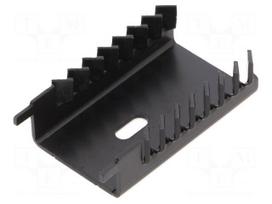 Heatsink: moulded | TO220 | black | L: 12.7mm | W: 30mm | H: 45mm | 13K/W