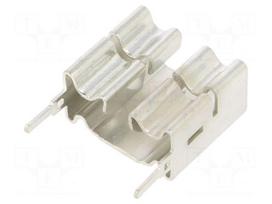 Heatsink: moulded | TO220 | natural | L: 11mm | W: 22mm | H: 19mm | 20K/W